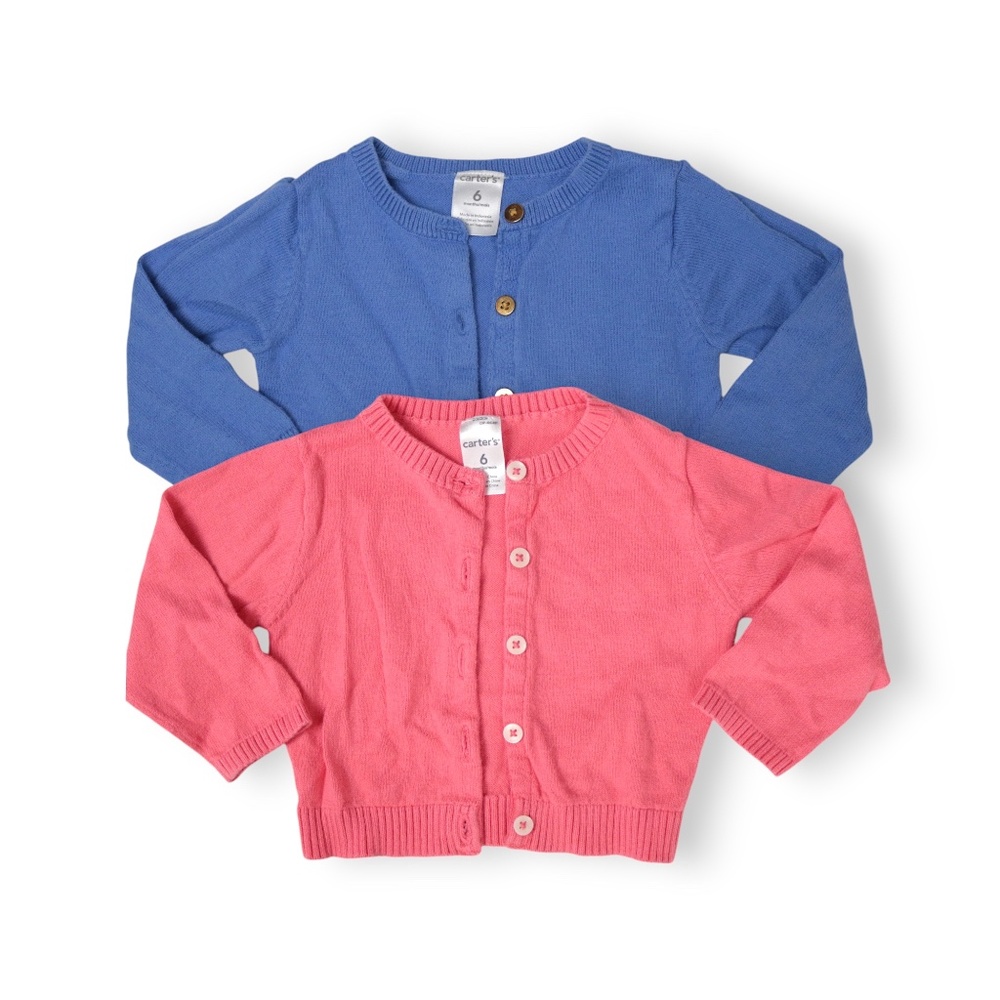 2-Pc Carters Baby Girls Kids Cardigan Sweaters Set Size 6M